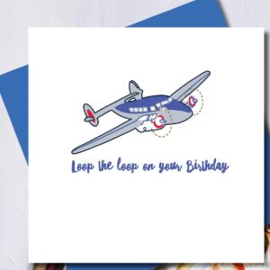 Loop The Loop Birthday Card | Marina B | Unique Gifts | Oscar & B | United Kingdom