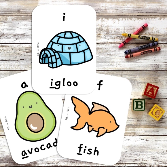 Phonic Sounds Flash cards | Fili & Flora | Unique Gifts | Oscar & B | United Kingdom
