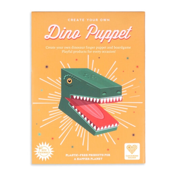 Create your own Dino Puppet | Clockwork Soldier | Unique Gifts | Oscar & B | UK