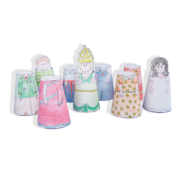 Dress-Up Dolls Activity Book | Pipity | Oscar & B | United Kingdom