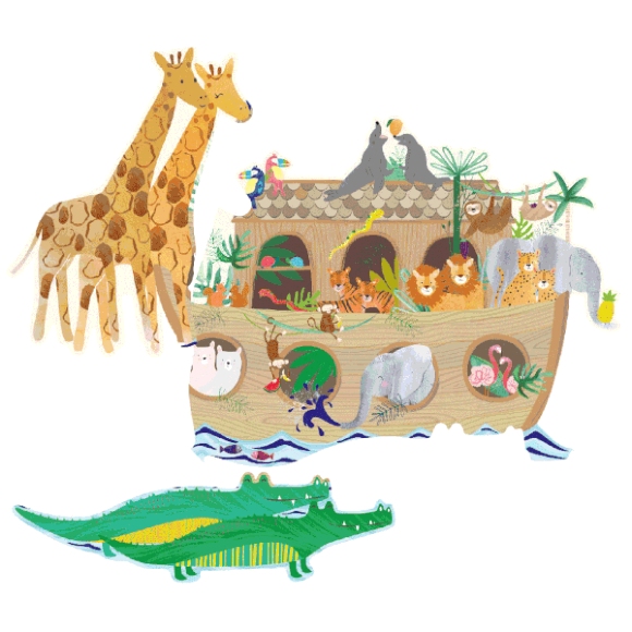 3 in 1 Ark Jigsaw | Floss & Rock | Unique Gifts | Oscar & B | United Kingdom