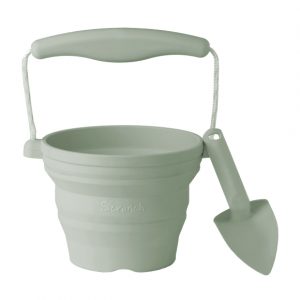 Seedling Pot and Trowel - Sage Green | Scrunch | Unique Gifts for Children | Oscar & B | UK
