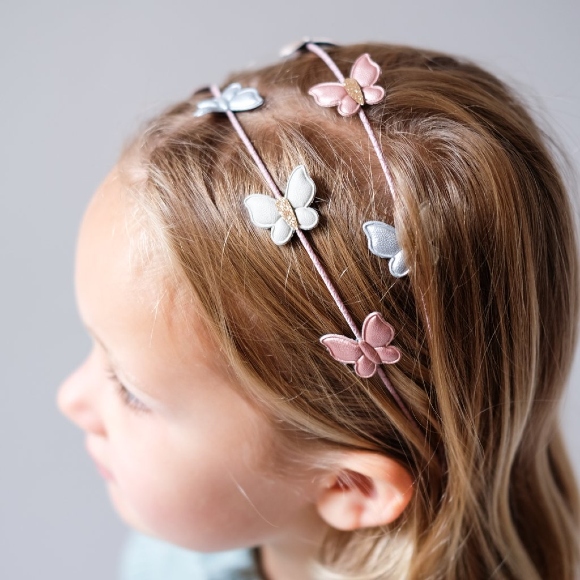 Shimmer butterfly double alice band | Mimi & Lula | Oscar & B | UK