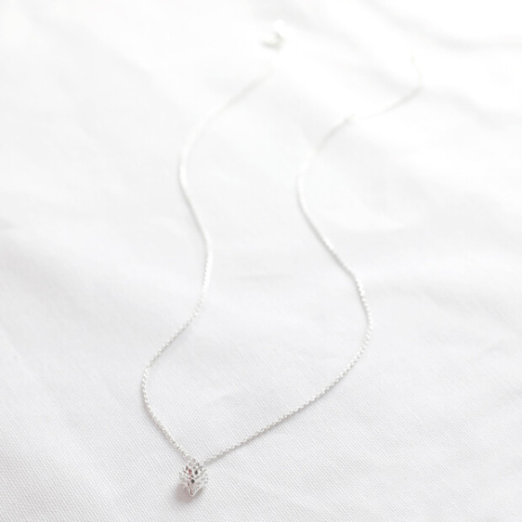 Silver Hedgehog Necklace | Lisa Angel | Unique Gifts | Oscar & B | UK