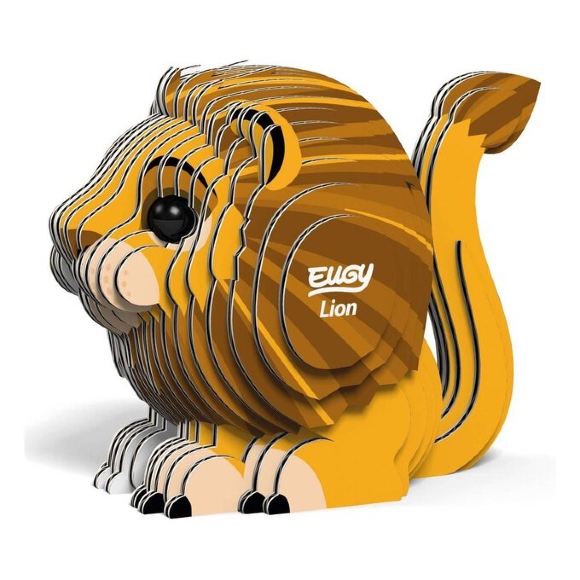 Lion 3D Craft Kit | Eugy | Unique Gifts | Oscar & B | UK