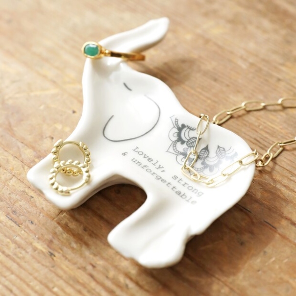 Elephant Trinket Dish | Lisa Angel | Unique Gifts | Oscar & B | UK
