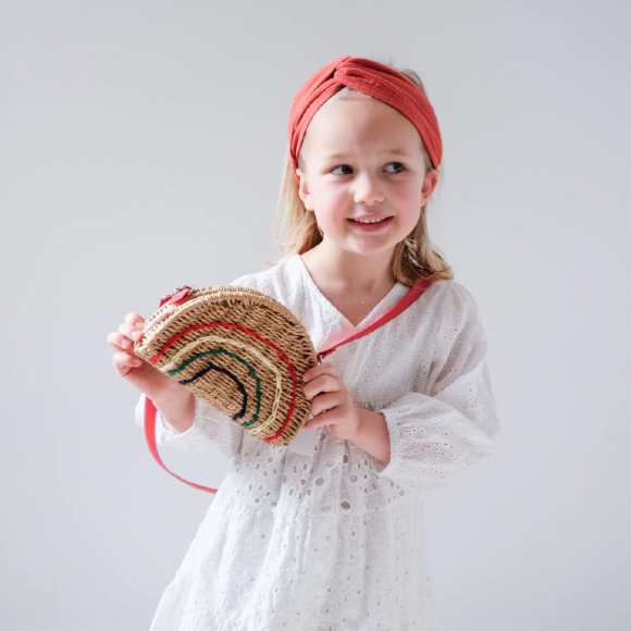 Rainbow Wicker Bag | Mimi & Lula | Unique Gifts | Oscar & B | United Kingdom