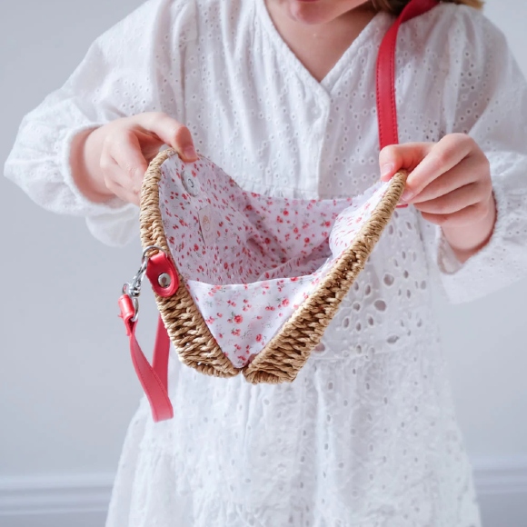 Rainbow Wicker Bag | Mimi & Lula | Unique Gifts | Oscar & B | United Kingdom